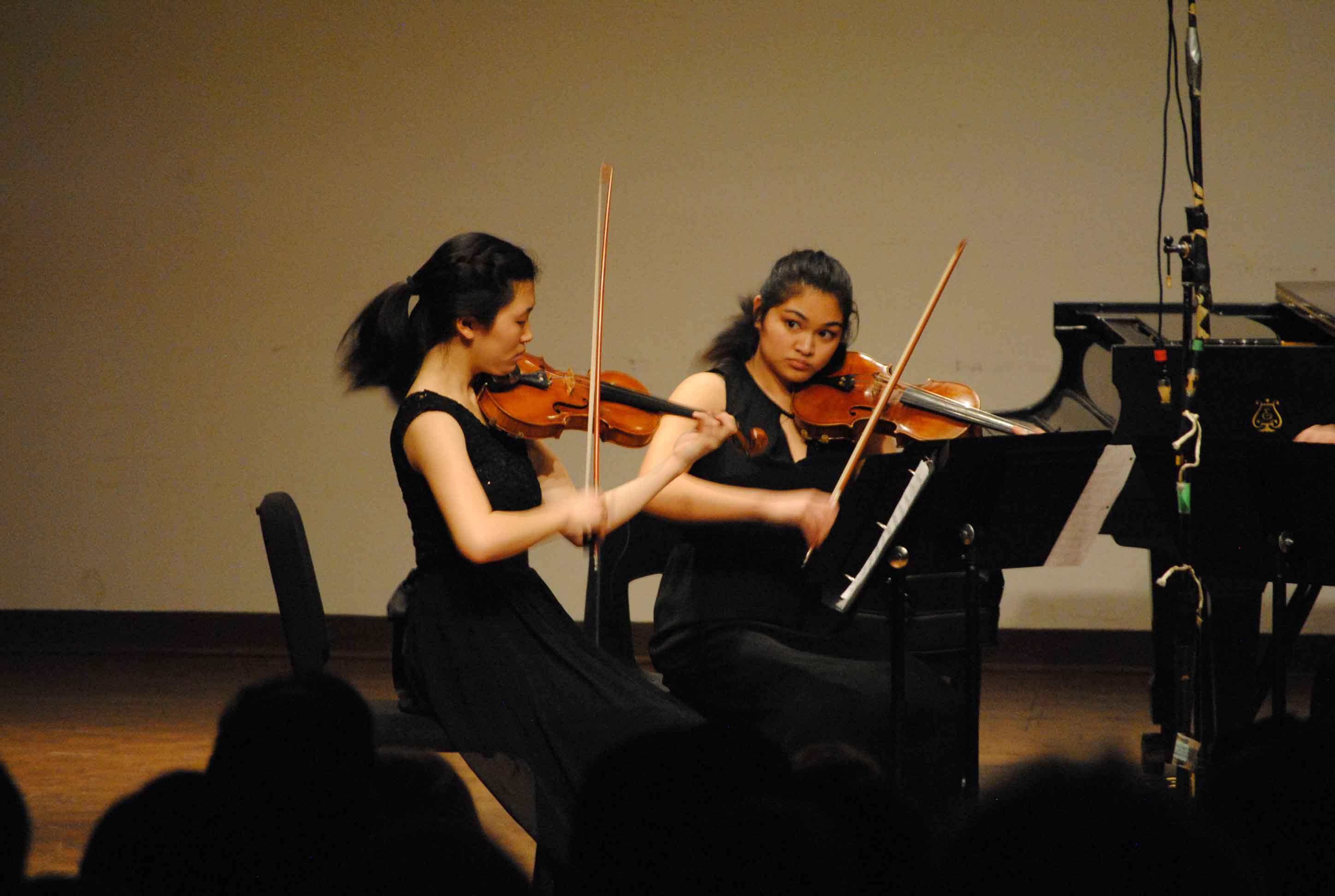 Sarah Yang - violin, Isabel Lago - violin, Nicole Schmidt - viola, Liam McIntosh - cello