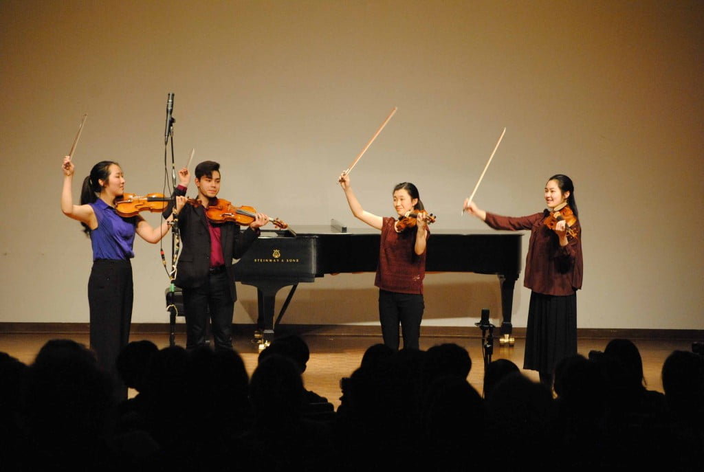 Doreen Dasol Yun - violin, Royce Richert - violin, Sarah Yang - violin, Alison Kim - violin