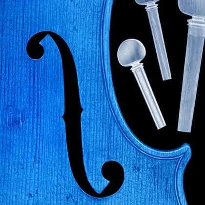 Artistic blue design